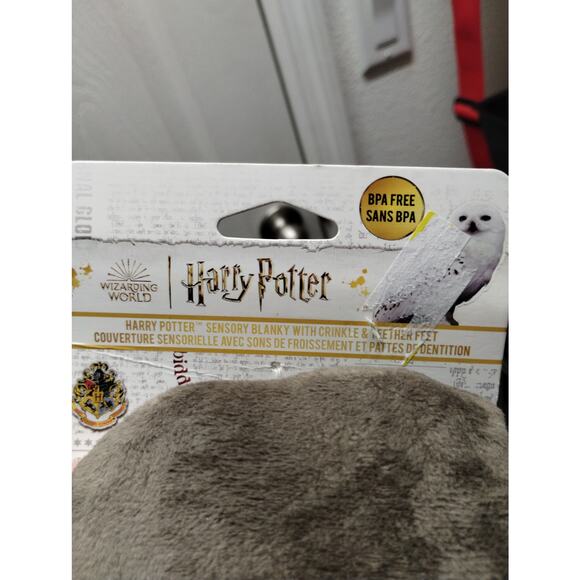 Harry Potter NEW Baby Toy Crinkle Teether Sensory Security Blanket Plush - Picture 3 of 5